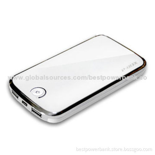 Super Safety 11,200mAh High-capacity Lithium Polymer Dual-USB Power Bank with 5.0V, 1A Input